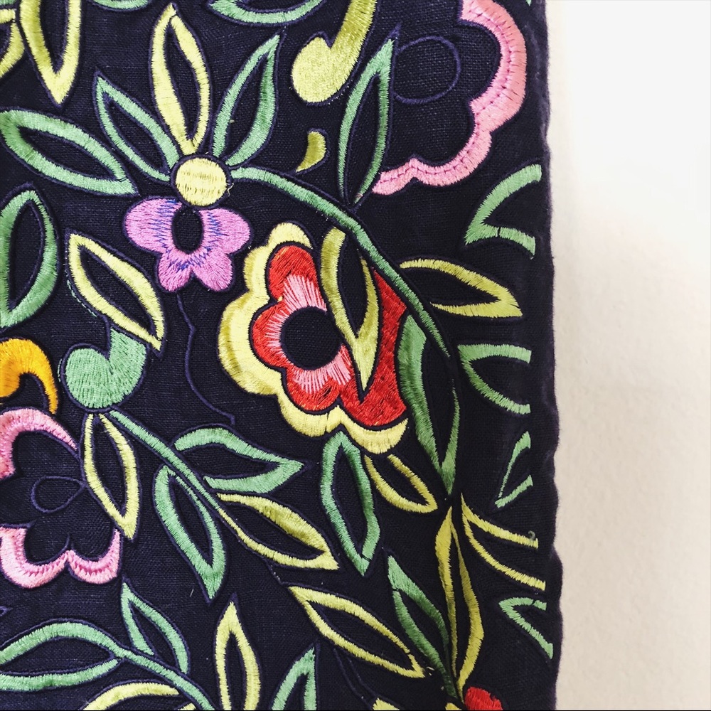 Anthropologie Embroidered Pencil Skirt - Picture 5 of 8